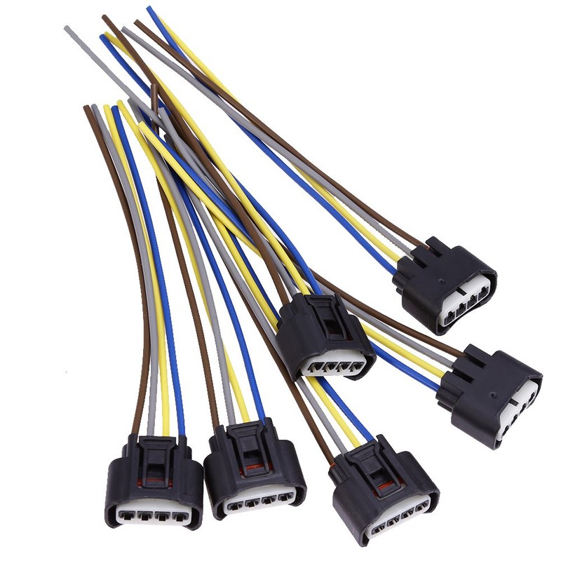 Saihisday 90980-11885 Ignition Coil Connector Plug Harness Replacement for Toyota