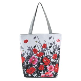 Millya Creative Waterproof Foldable Large Shopping Bag Travel Recycle Bag with Side Pocket (1534b)