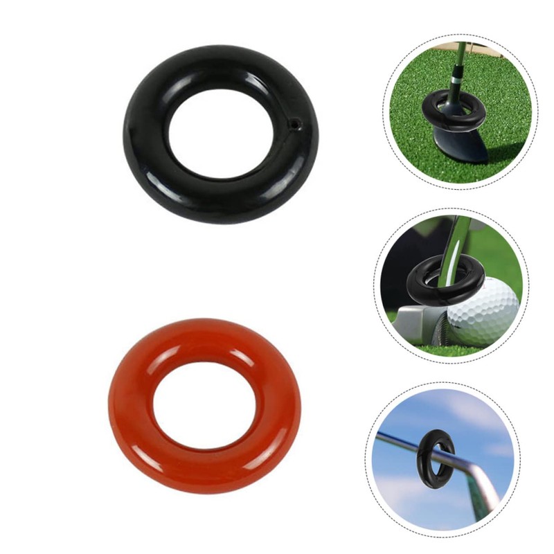 Kisangel 2pcs Golf Weighted Swing Rings for Training Improve Muscle