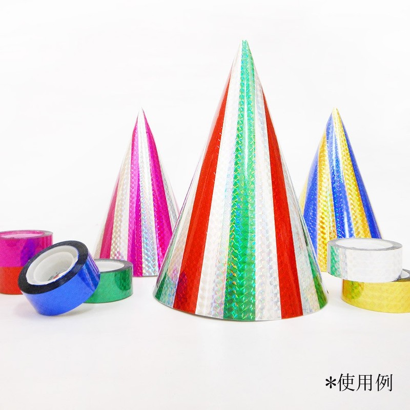 エヒメ紙工 ホログラムテープ HOT-S 銀 3巻組