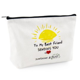 Rluahxnby Birthday Gifts for Women Makeup Bags For Women,Cow Cowgirl Stuff,Western Stuff Women,Western Gifts,Cowgirl Sending Sunshine Sunflower Gift Self Care Her Best Friends Bestie Sister