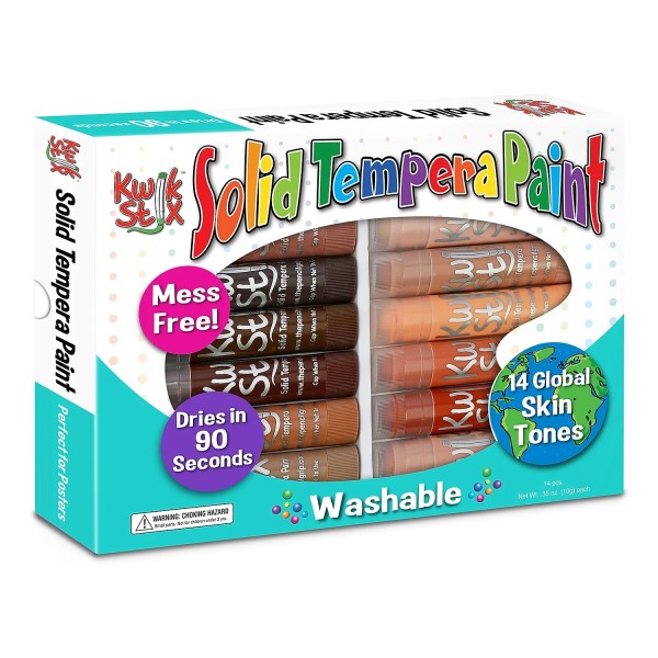 The Pencil Grip Kwik Stix Tempera Paint Sticks Global Skin