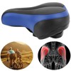 Bike Saddle Microfiber Leather HollowCarved Shock Absorber Mountain Bike Saddle