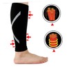Healeved 1pair Calf Compression Sleeve for Shin Splint Relief Breathable