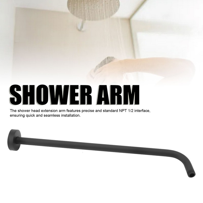 Shower Arm NPT1/2 Stainless Steel Wall Mount Concealed Shower Head