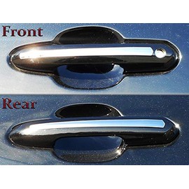 707Motoring Stainless Polished Chrome Door Handle Accent Trim 4PC, Compatible with Lincoln MKC 2015-2019 (4-Door, SUV)