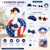 4th of July Garden Goose Outfit Set for Outdoor Decor