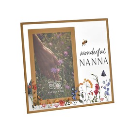 Floral Glass Photo Frame 4' x 6' - Nanna