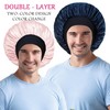vidsel 2pcs Bonnet for Men, Bonnets for Women, Satin Silk
