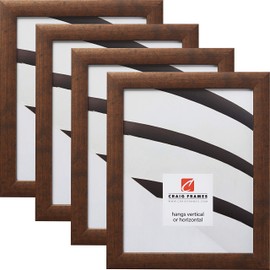 Craig Frames 23247881 10 x 13 Inch Picture Frame, Rustic Copper, Set of 4