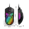 Gaming Mouse USB Interface Wired Portable Desktop E-Sports Hollowing Mouse