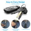Screwdriver Keyring Set Comprise Flathead Screwdriver and Phillips Screwdriver&Wrench Tool,Portable