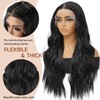 XCHJH 26inch Synthetic Lace Front Wigs for Women T Part