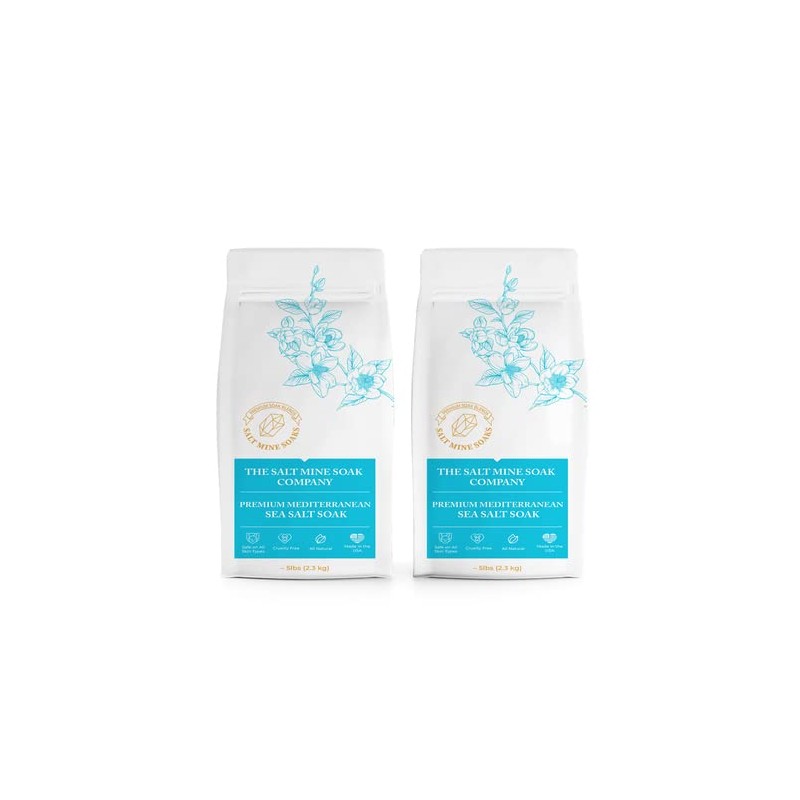 Peppermint Premium Mediterranean Coarse Grain (2mm) Sea Salt Soak 10