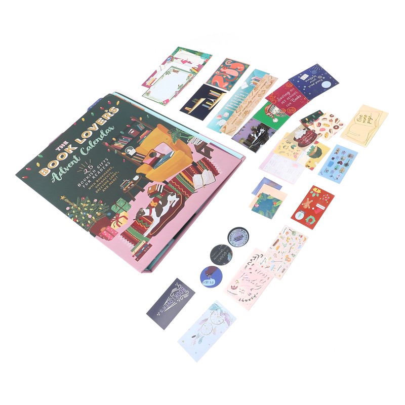 Book Lovers Advent Calendar Unique Countdown with 25 Bags Book