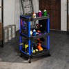 HOMCOM 3-Tier Rolling Tool Cart with Wheels, 200 LBS Capacity