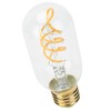 LED Bulb Double Spiral Antique Flexible Filament Retro Decoration E27