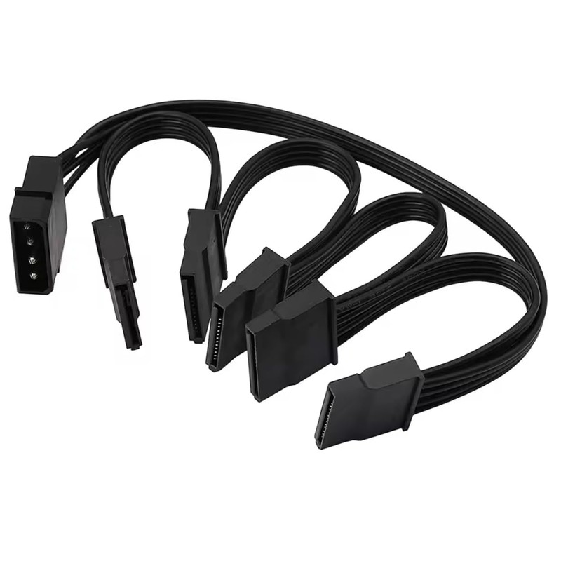 Panlouting 1 to 5 IDE to SATA Power Distribution Cable