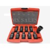 Cal Hawk 10pc 1/2" Drive Shallow Swivel Universal Impact Socket
