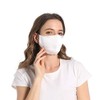 ROSEWARD Mulberry Silk White Face Mask for Women Breathable Cute