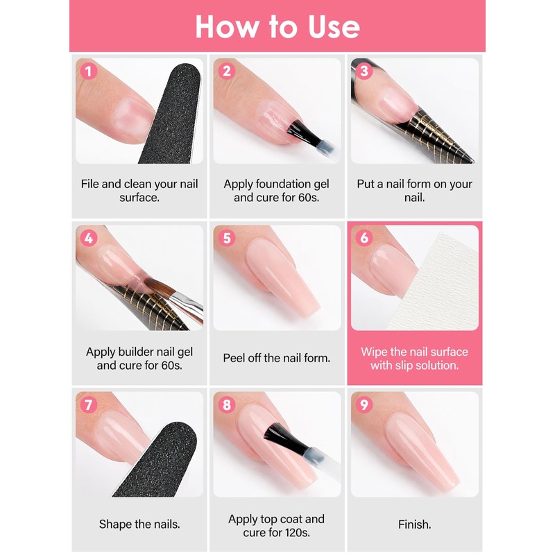 Builder Gel for Nails, 3.53oz Nude Nail UV Gel Strengthener