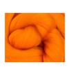 Orange Merino Wool roving/Tops - 50gm. Great for Wet Felting/Needle