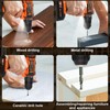 20v Drill Driver Set,Cordless Drill with Battery and Charger,LED Drill