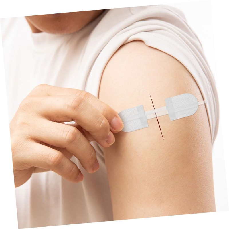 Minkissy 6pcs Self Bandage Butterfly Closure Dressing Patch for Quick