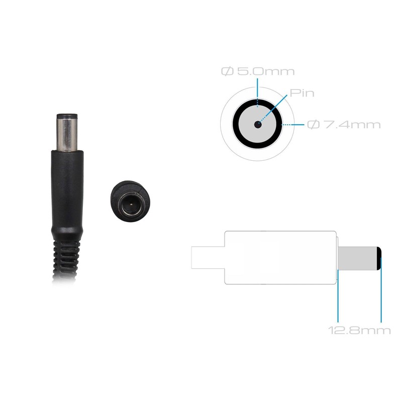 AC adapter 19V 65 Watt original for Hewlett Packard Probook