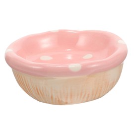 COLLBATH Ceramic Pet Bowl for Guinea Pig Hamster Rabbit Pet Bowl Design Small Animal Feeder