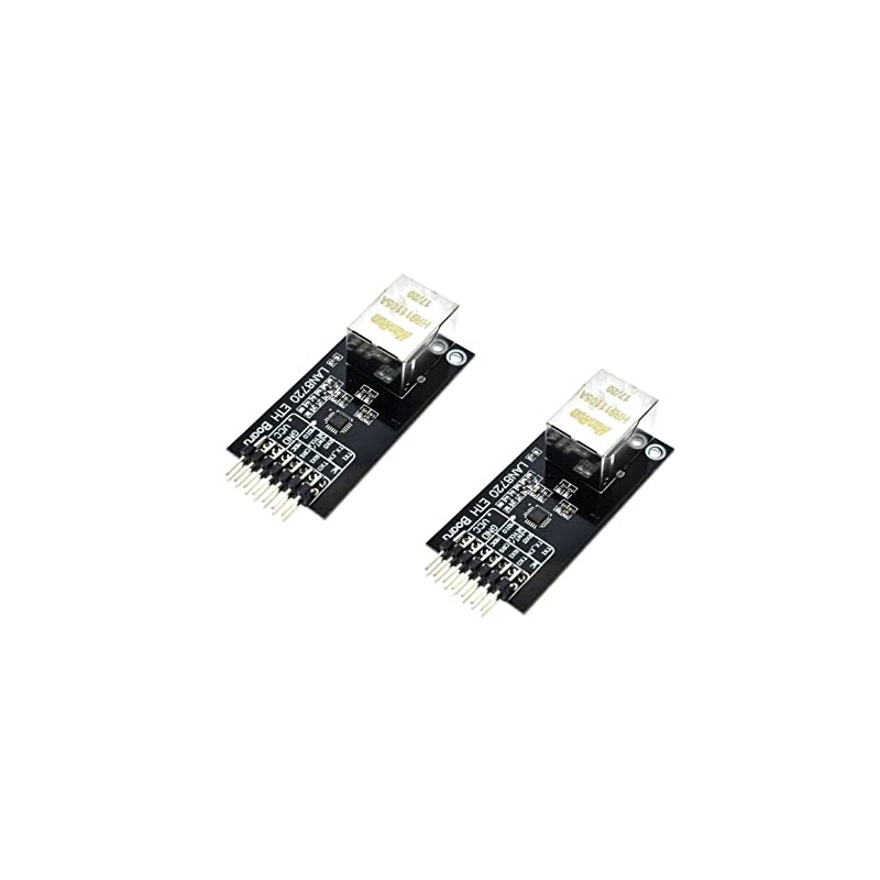 TECNOULAB 2PCS LAN8720 Network Card RMII Ethernet Board Ethernet Transceiver