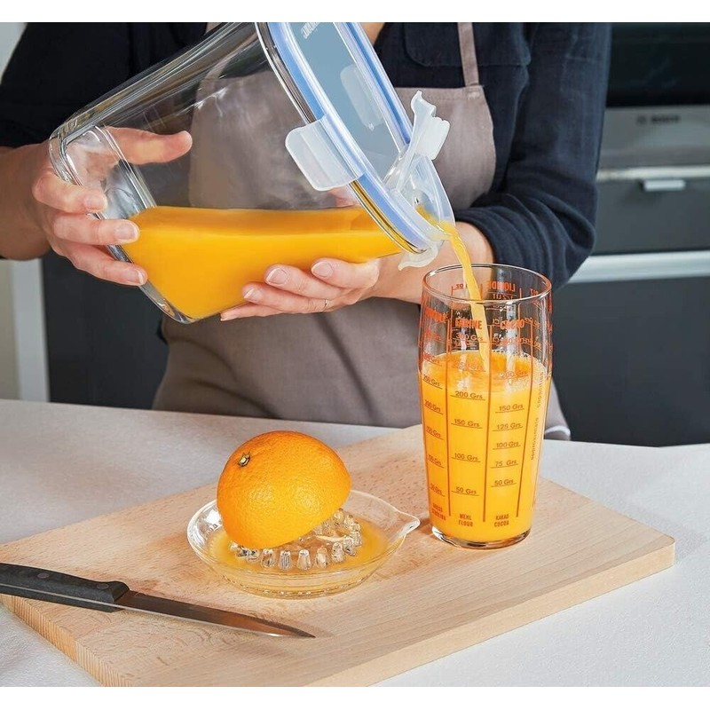 Luminarc Pure Box Active Glass Food Storage Beverage Container (6