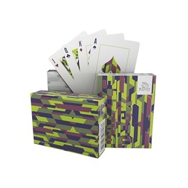 Bullets Playing Cards, Dazzle Cards, Cardistry, 52 Sheets Including 2 Jokers, Spell Cards (Green)