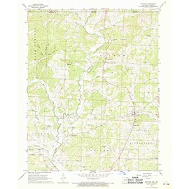 YellowMaps Maynard AR topo map, 1:24000 Scale, 7.5 X 7.5 Minute, Historical, 1968, Updated 1969, 26.7 x 22 in - Polypropylene