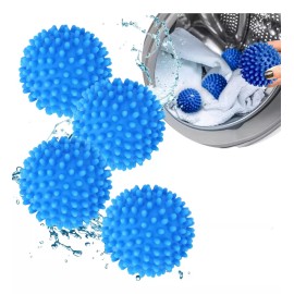 Veraly Bolas Lavar Ropa Anti-enredo Reutilizable Para Secadora 4pz