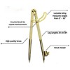 Liquidraw Locking Wing Divider with Compass - 8" Brass