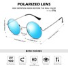 Pro Acme Retro Small Round Polarized Sunglasses for Men Women
