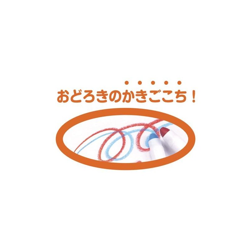 Sun-Star Stationery Anpanman Crayons Smooth Drawing Crayons Go for it!