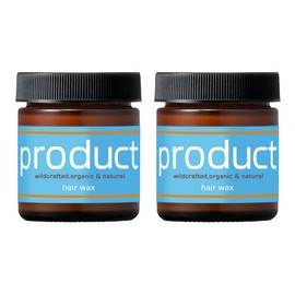 Product Hair Wax 1.5 oz (42 g) x 2 Set, Hair Balm, Organic