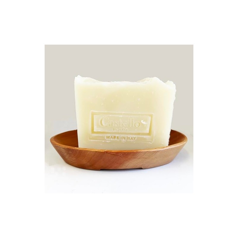 Handcrafted Wooden Soap Dish, Oval Shape with Drainage Holes, 13