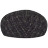 Country Gentleman Wool Blend British Ivy Cap Basalt Plaid, Medium