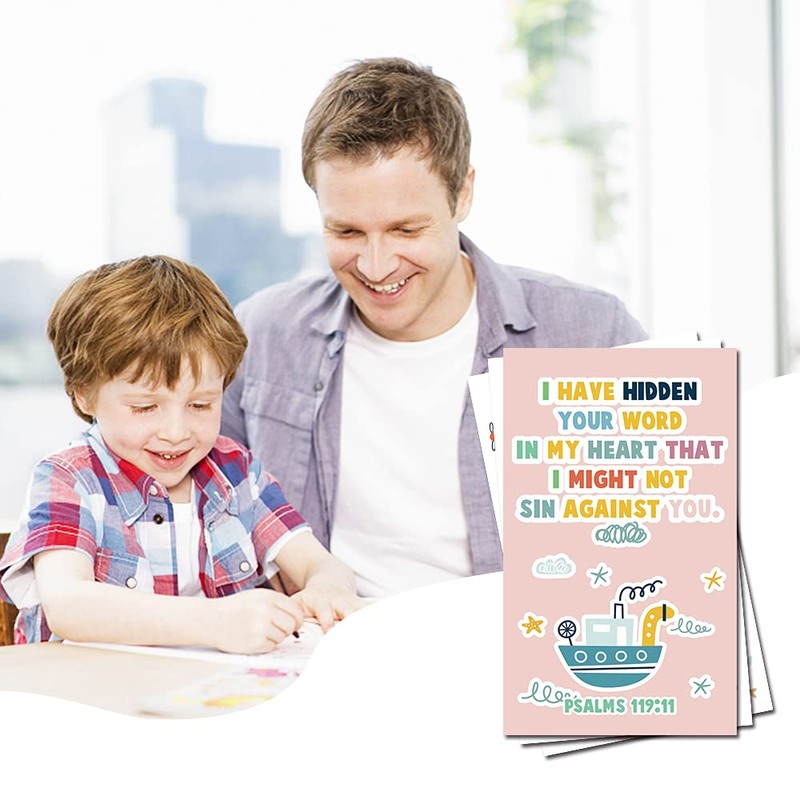 60 Mini Inspirational Christian Greeting Cards of Encouragemen, with Assorted