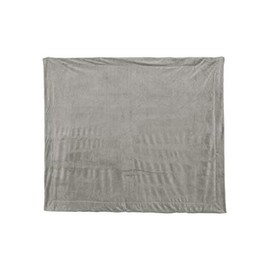 Alpine Fleece Micro Mink Sherpa Blanket OS GREY
