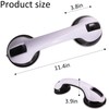 Shower Handles, ZHENROAD 2 Pack 12 inch Suction Grab Bars,