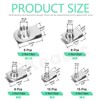 Keadic 50 Pce Auto Car U-Clip, U Nut Kit Clip