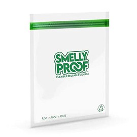 Smelly Proof Clear Storage Bags Bags - Large - 10 Pack