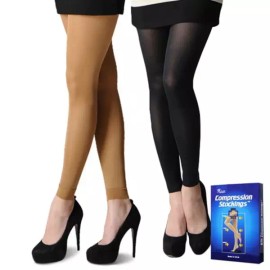 Rextar 의료용 렉스타 압박스타킹 레깅스타입 팬티형 부드러운재질 20-30MMHG 248 [M블랙] Medical Lexstar Compression Stockings Leggings Type Panty Soft Material 20-30MMHG 248 [M Black]