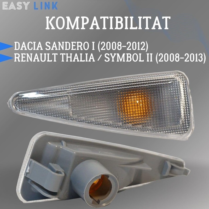 Easy Link Side Indicator Right Indicator Indicator Light Compatible with