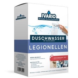IVARIO Legionella Laboratory Water Test for Drinking Water/Tap Water, Expert Analysis in the Accredited German Laboratory, Free Advice, Easy Sampling