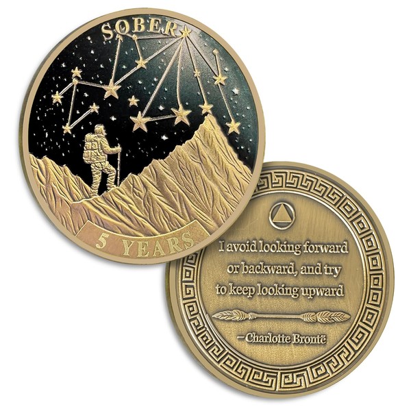 Under The Stars Pathfinder 5 Year Sobriety Coin, Explore Hope
